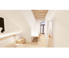 Piso reformado con jardín y dependencia privada en Sant Andreu