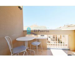 APARTAMENTO CON PISCINA, GARAJE Y SOLÁRIUM EN EL ALCOLAR – PUERTO DE MAZARRÓN – REF 729