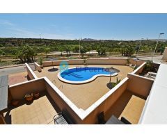 APARTAMENTO CON PISCINA, GARAJE Y SOLÁRIUM EN EL ALCOLAR – PUERTO DE MAZARRÓN – REF 729