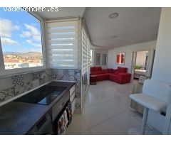 Atico con dos dormitorios y vistas al mar en alquiler