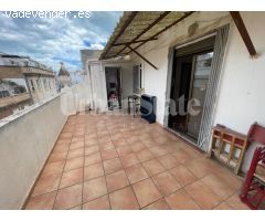 Vivienda con magnifica terraza junto Mercado Ruzafa y Antiguo Reino