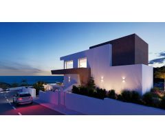 Villa con diseño moderno unico y vistas panoramicas al mar
