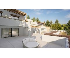 Villa de lujo de estilo ibicenco con bonitas vistas al mar